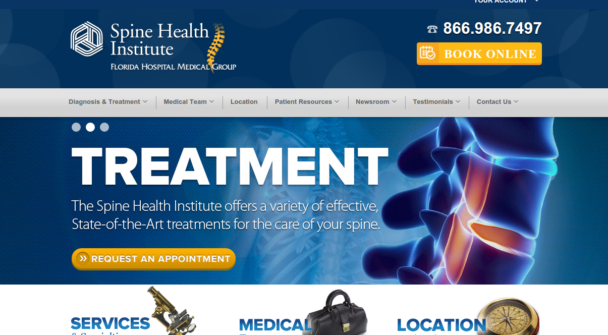Spine health Power CMS
